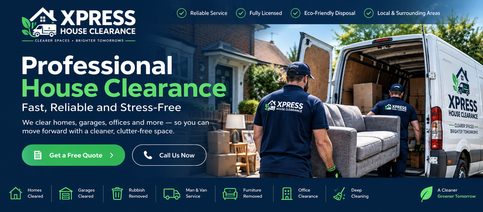 Xpress House Clearance services in Sheffield and surrounding areas