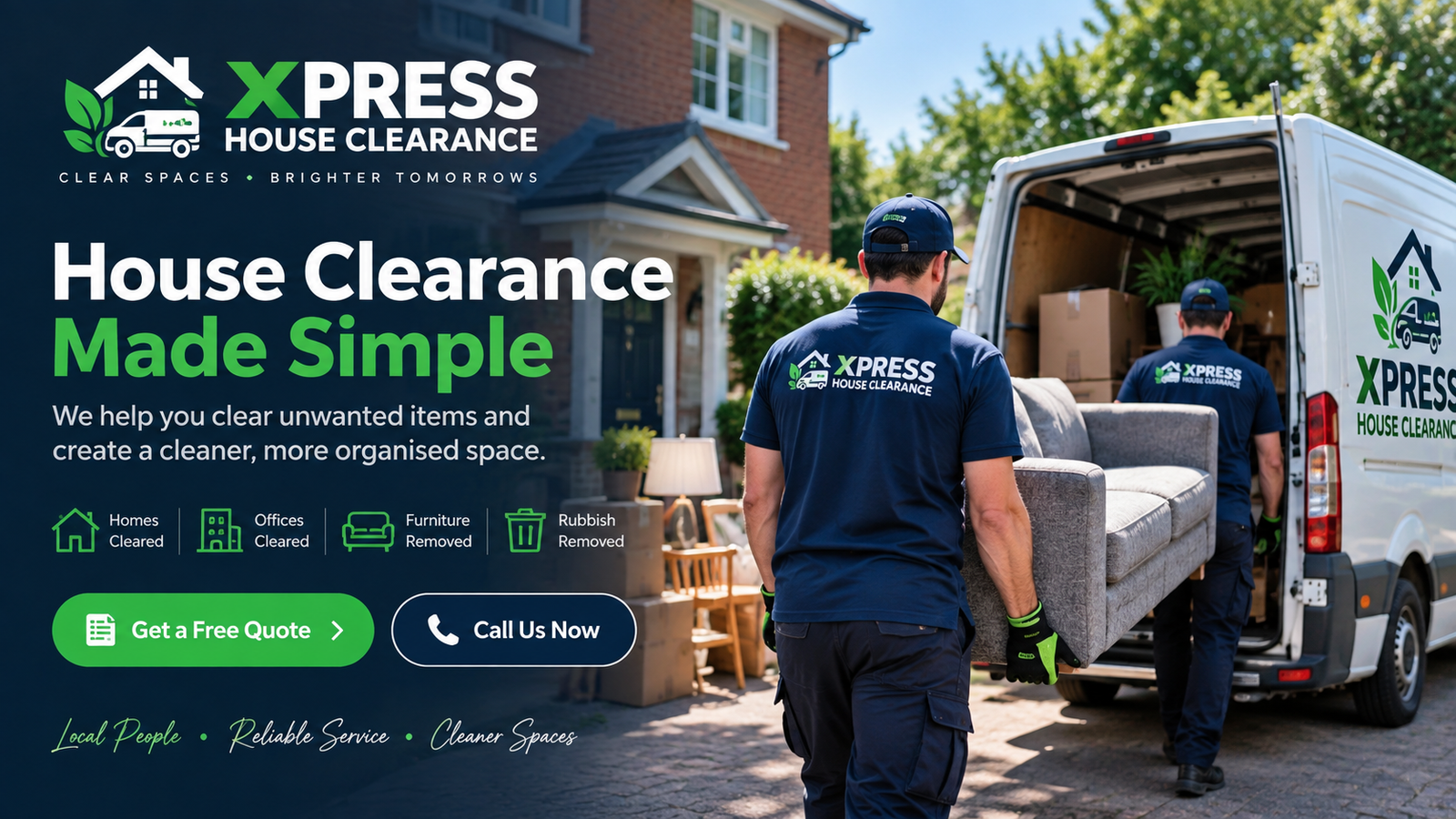 Xpress House Clearance team providing house clearance services in Sheffield