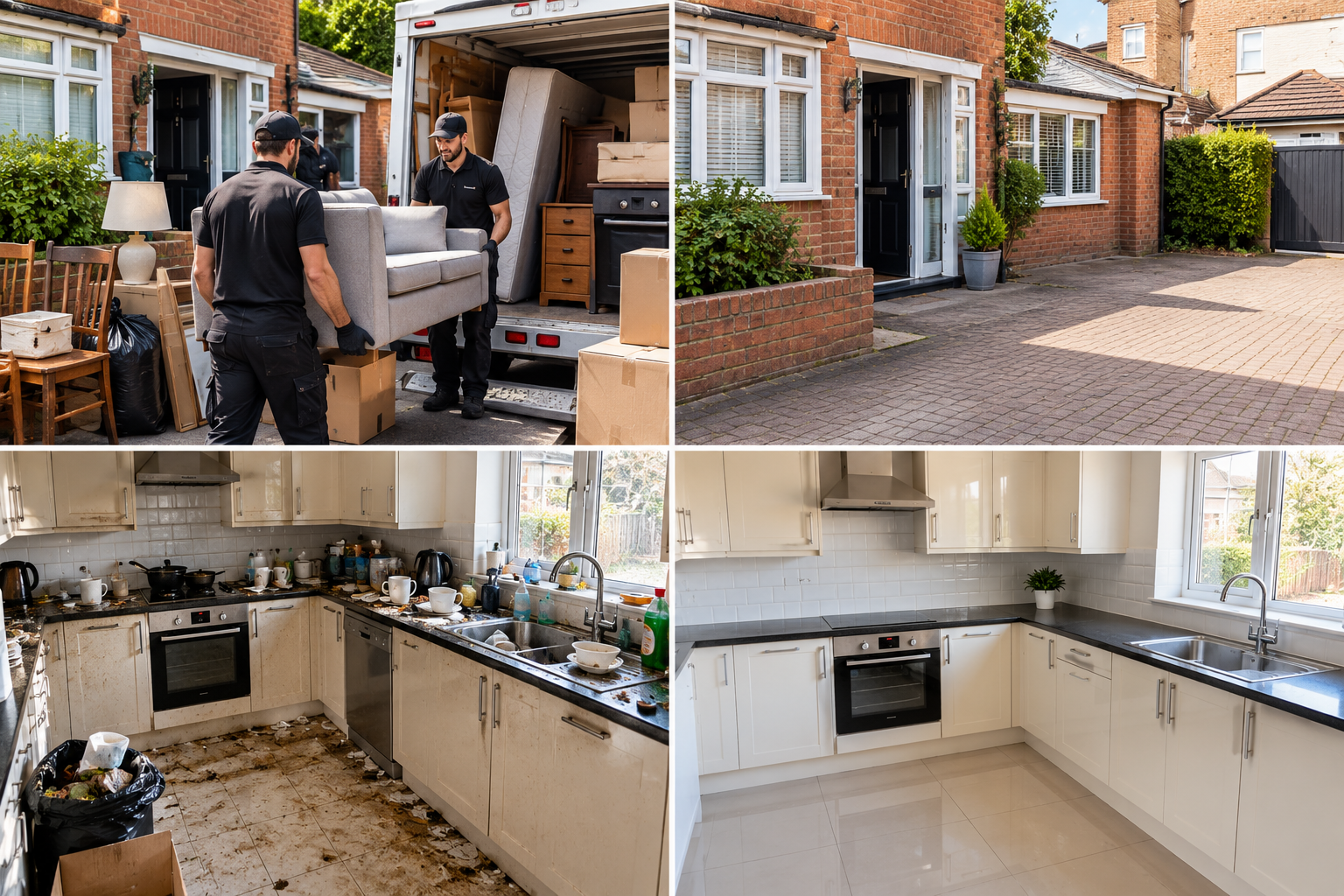 Kitchen clearance and transformation example